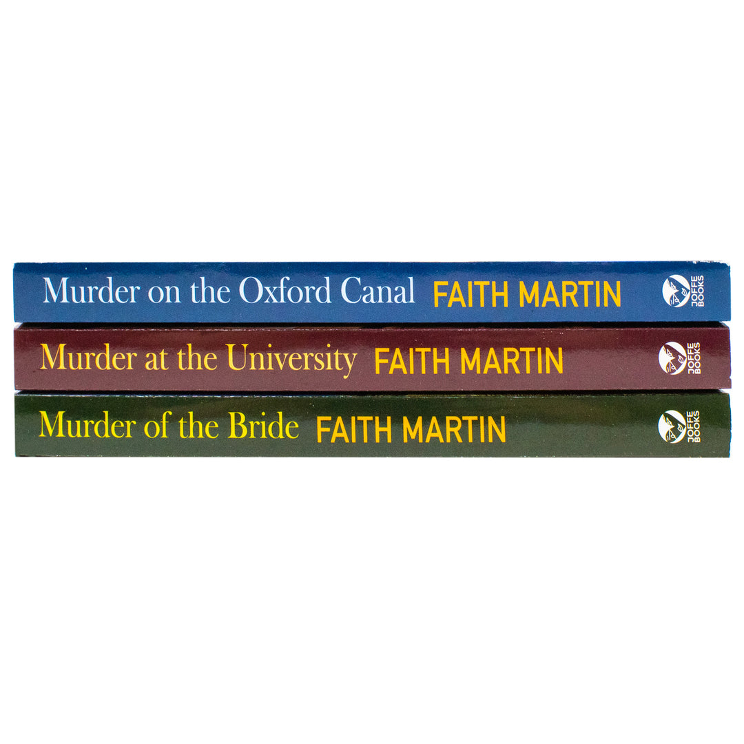 Faith Martin DI Hillary Greene Series 3 Books Collection Set (Murder on the Oxford Canal, Murder at the University, Murder of the Bride)