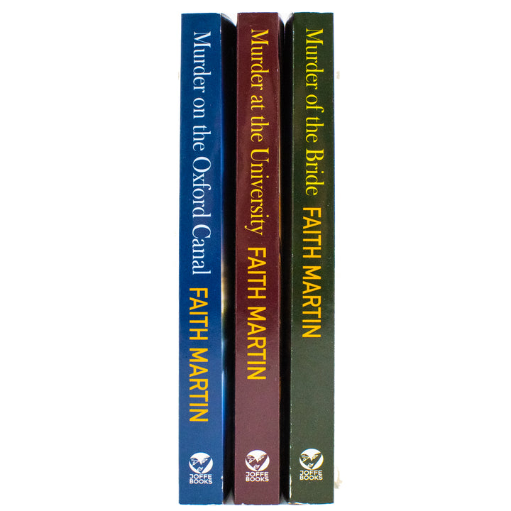 Faith Martin DI Hillary Greene Series 3 Books Collection Set (Murder on the Oxford Canal, Murder at the University, Murder of the Bride)