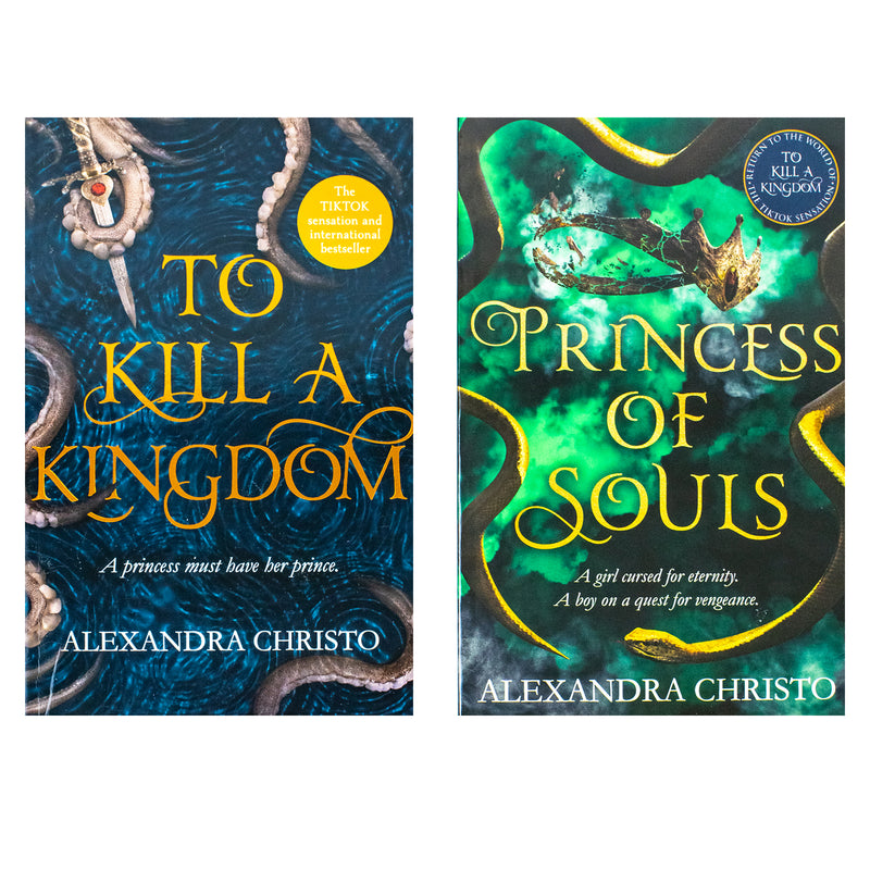 Hundred Kingdoms Novels Collection 2 Books Set By Alexandra Christo (To Kill a Kingdom & Princess of Souls)