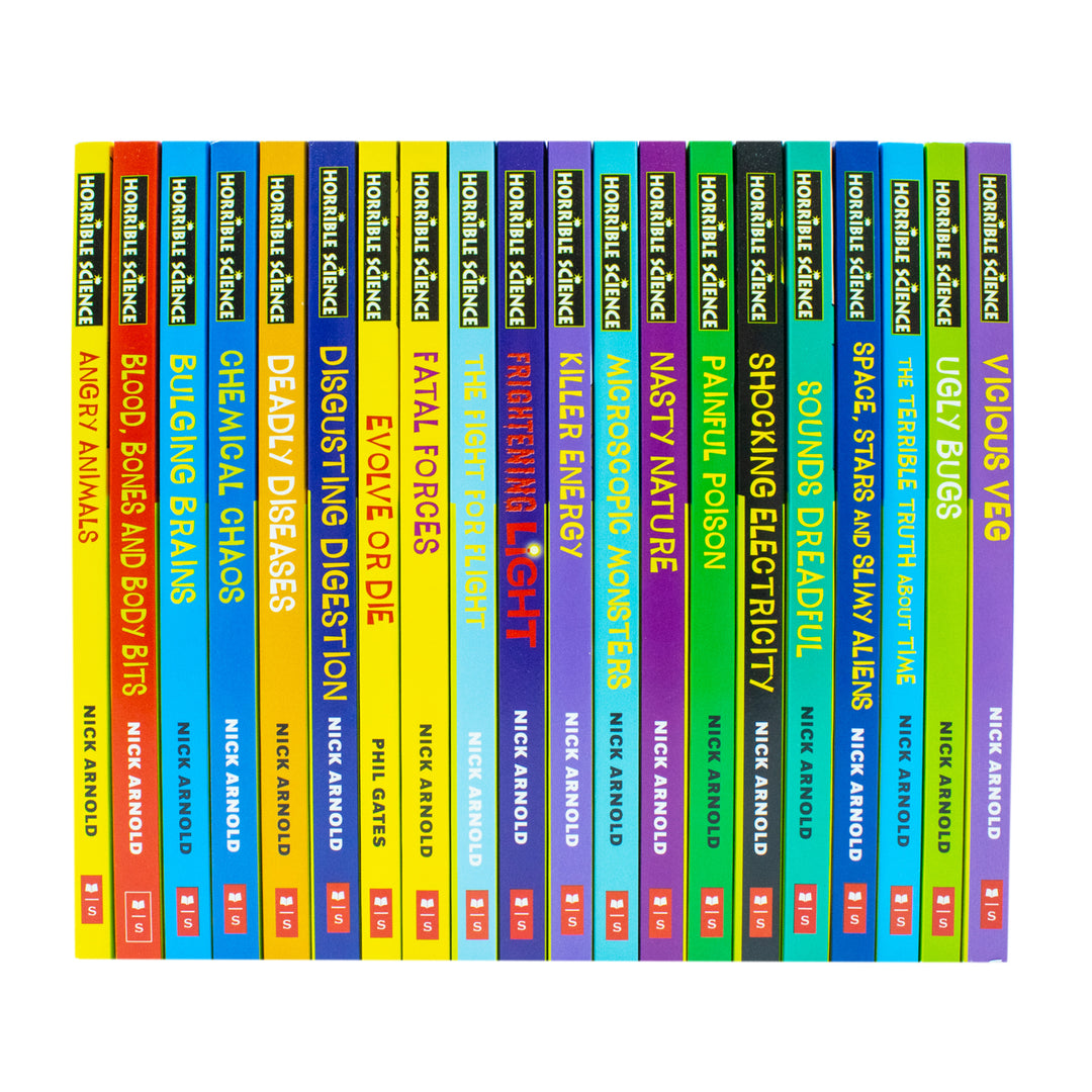 Horrible Science Bulging Box of Books Collection – 20-Book Set by Nick Arnold | Fun & Educational Science Series for Kids & Young Readers