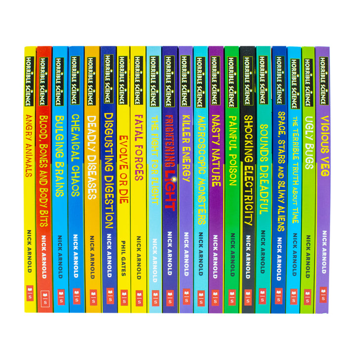 Horrible Science Bulging Box of Books Collection – 20-Book Set by Nick Arnold | Fun & Educational Science Series for Kids & Young Readers