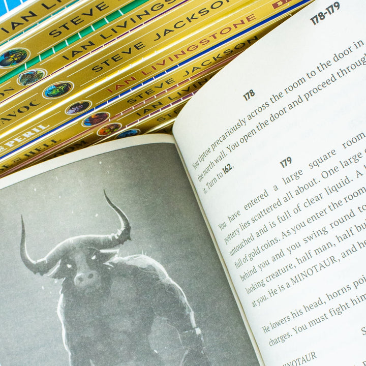 Fighting Fantasy Series: You Are the Hero 10-Book Set | Steve Jackson & Ian Livingstone | Interactive Adventure, YA Fantasy, Gamebooks, Role-Playing