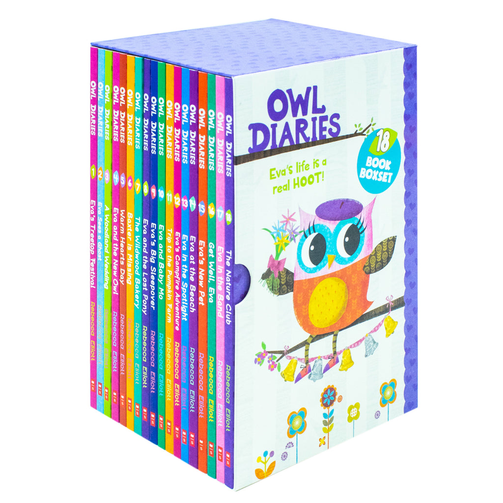Owl Diaries 1-18 Books Set by Rebecca Elliott - Adventure Series