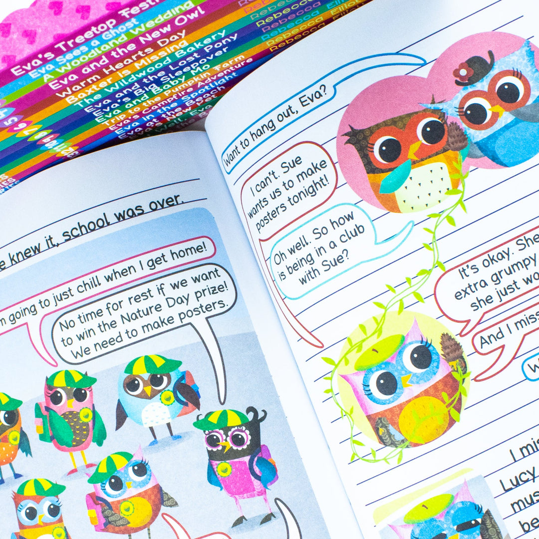 Owl Diaries Collection 1-18 Books Set by Rebecca Elliott |Fun & Engaging Children's Series – Early Readers, Adventure, Diary Stories & Literacy Skills