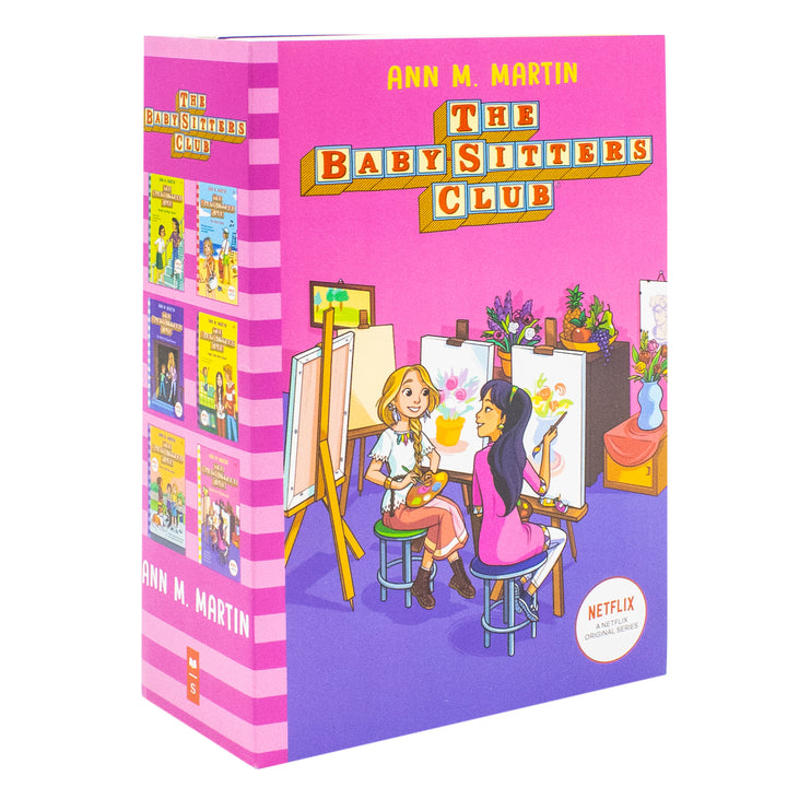 The Babysitters Club 6 Books Collection (Books 7 to 12) by Ann M Martin (Claudia and Mean Janine, Boy-Crazy Stacey, The Ghost at Dawn's House, Logan Likes Mary Anne!, Kristy and the Snobs, Claudia and the New Girl)