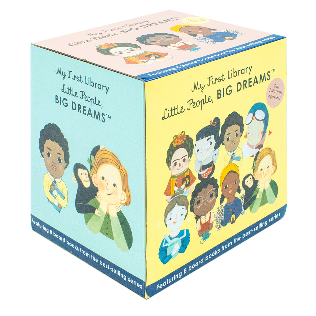 My First Library Little People, Big Dreams 8 Book Set - Amelia Earhart, Frida Kahlo, Marie Curie & More - Inspiring Biographies for Kids & Toddlers