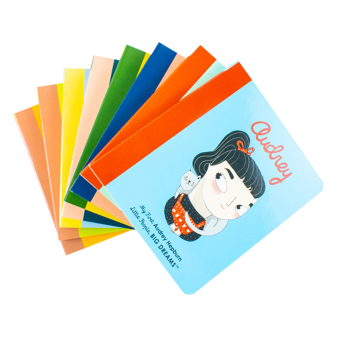 My First Library Little People, Big Dreams 8 Book Set - Amelia Earhart, Frida Kahlo, Marie Curie & More - Inspiring Biographies for Kids & Toddlers