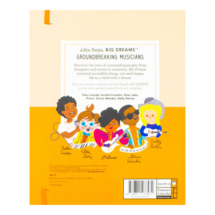 Little People Big Dreams Groundbreaking Musicians Treasury and Guided Journal | Inspirational Stories for Children | Hardback