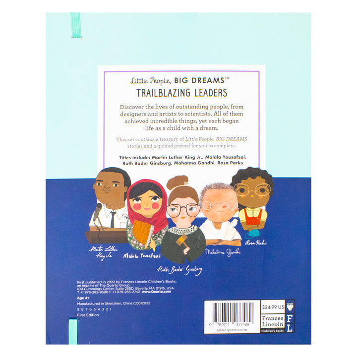 Little People Big Dreams Trailblazing Leaders Treasury and Guided Journal | Inspirational Stories For Children | Hardback
