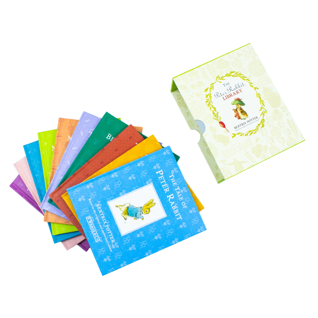 Peter Rabbit 10-Book Box Set by Beatrix Potter – Classic children's books, illustrated bunny tales, bedtime stories, perfect gift for ages 0–6