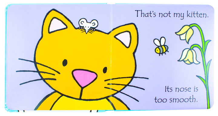 That's Not My Kitten, A Touchy Feely Board Book by Fiona Watt for Interactive Storytime, Perfect for Children Aged 0-5 Years