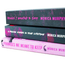 Lancaster Prep Series 3 Books Collection By Monica Murphy (Things I Wanted To Say, A Million Kisses In Your Lifetime & Promises We Meant To Keep)