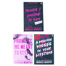 Lancaster Prep Series 3 Books Collection By Monica Murphy (Things I Wanted To Say, A Million Kisses In Your Lifetime & Promises We Meant To Keep)