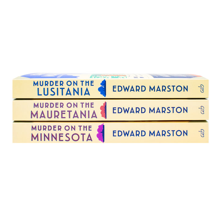 Edward Marston 3 Books Collection Set (Murder On The Minnesota, Murder On The Mauretania, Murder On The Lusitania)