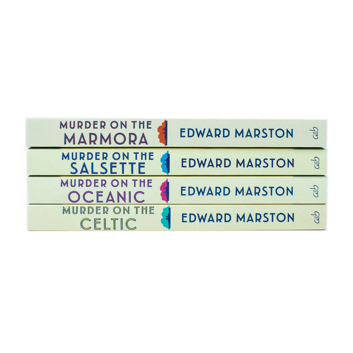 Edward Marston 4 Book Collection - Murder on the Oceanic, Celtic, Marmora, Salsette (12+ years) for Mystery Lovers