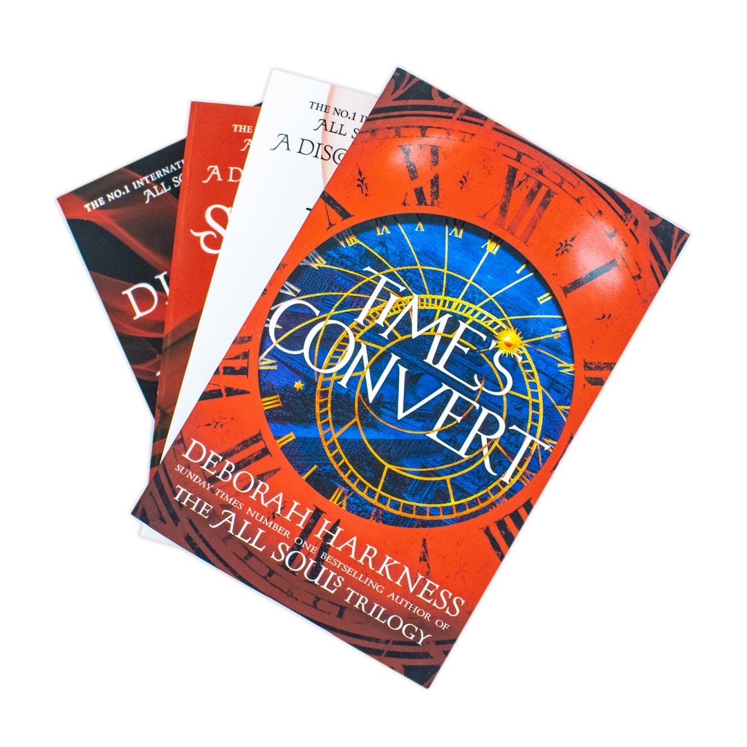 Explore the All Souls 4 Book Set by Deborah Harkness Paperback Set of Witches, Magic, and Romance for Enthusiastic Readers  historical, supernatural