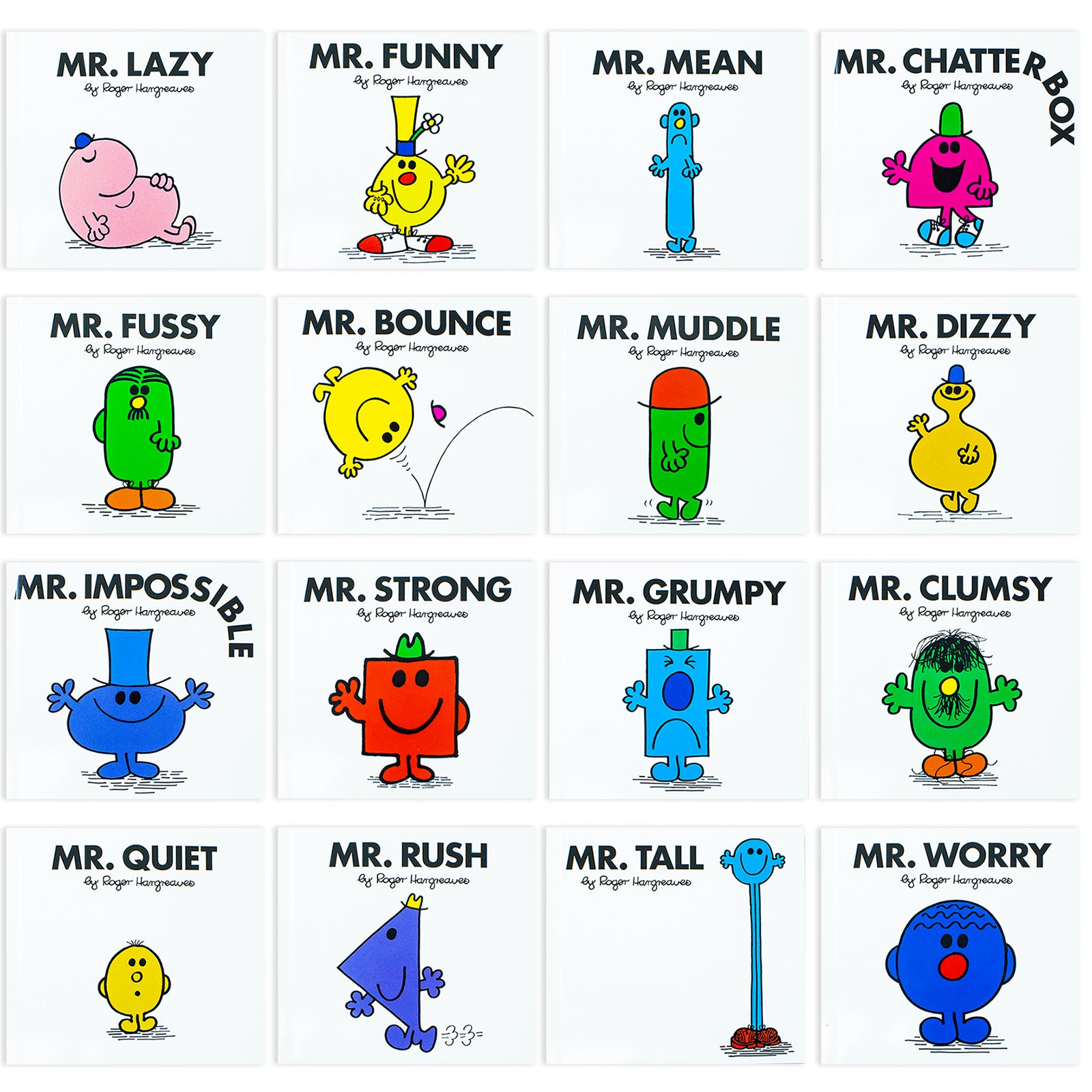 MR. MEN 完全コレクション 48冊 Mr. Men 48 Books Collection Box Set for Ages 6-12 – Lowplex Books