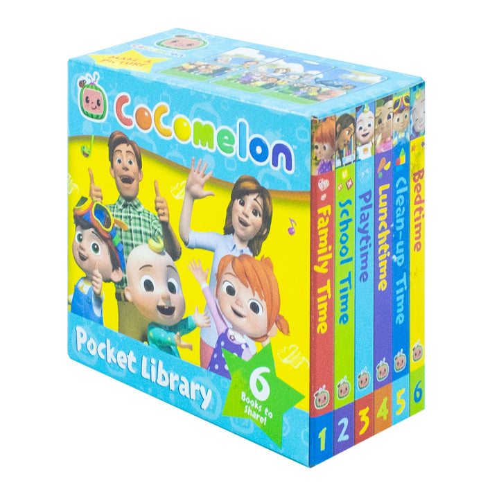 CoComelon Pocket Library: 6 little illustrated board books about JJ, his family and friends - perfect for pre-schoolers!