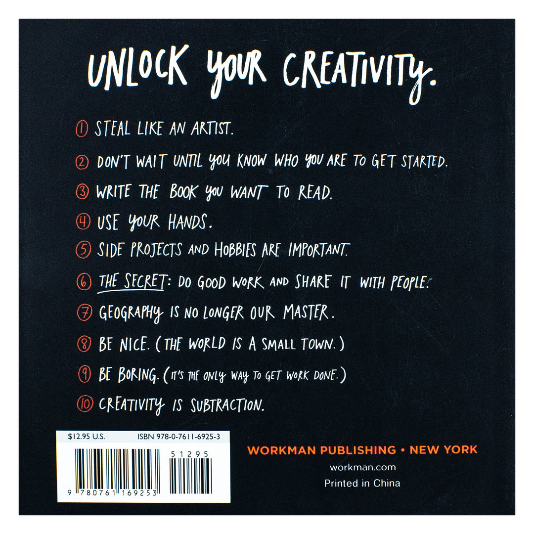 Steal Like An Artist Book: 10 Things Nobody Told You About Being Creative – Austin Kleon | Inspiration, Creativity Tips & Artistic Motivation