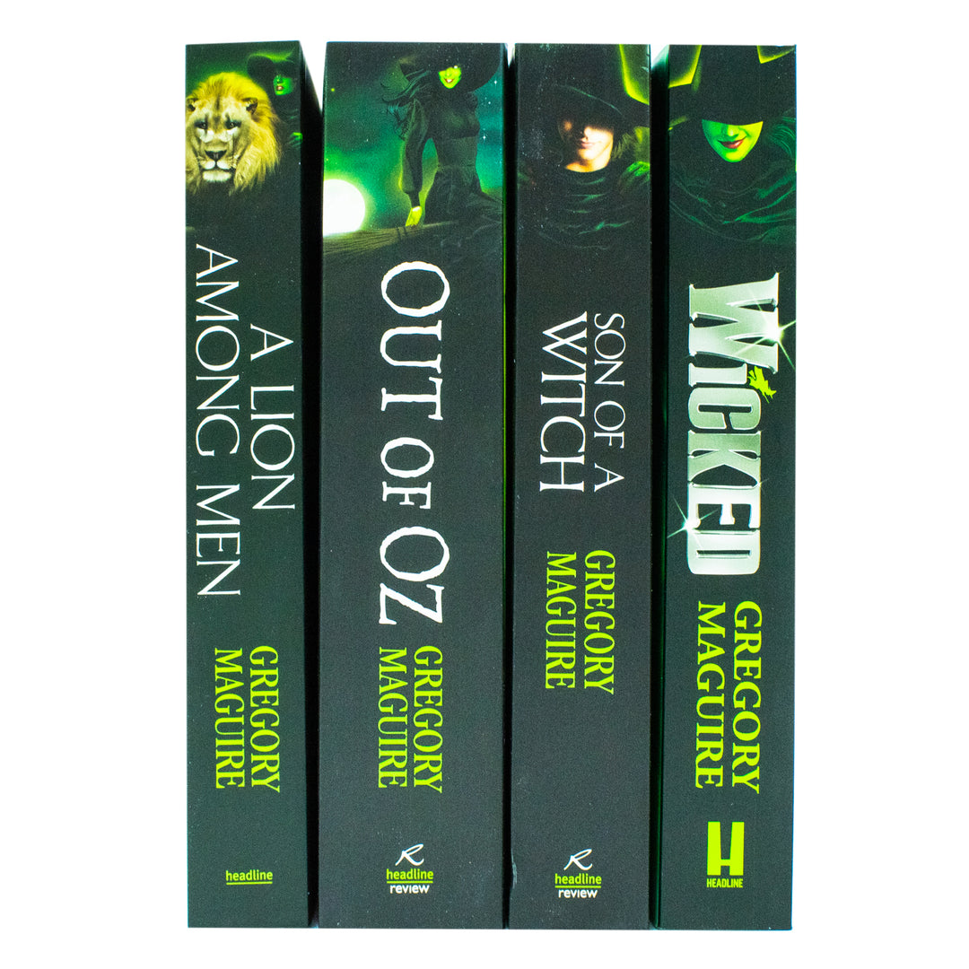 Wicked Years Glinda Series 4 Book Collection by Gregory Maguire – Wicked,Son of a Witch, A Lion Among Men & Out of Oz | Wizard of Oz Fantasy Books Set