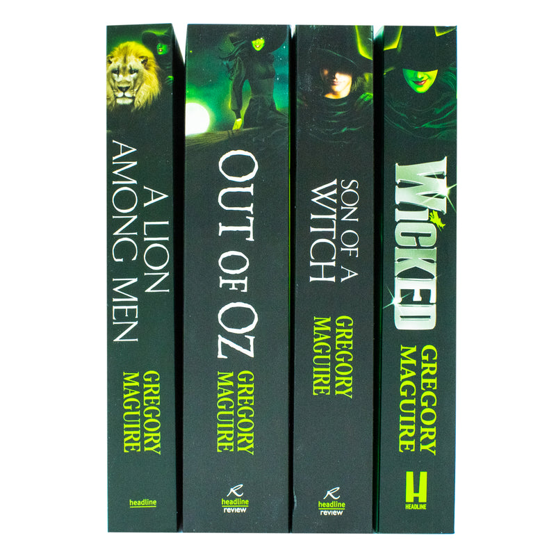 Wicked Years Glinda Series 4 Paperback Book Collection by Gregory Maguire: Wicked, Son of a Witch, A Lion Among Men, & Out of Oz!