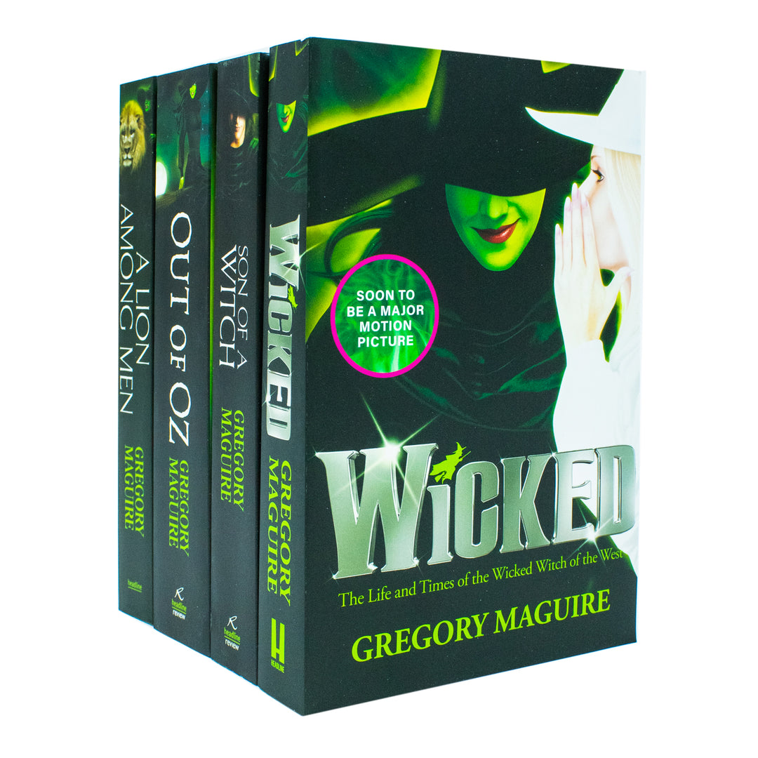 Wicked Years Glinda Series 4 Book Collection by Gregory Maguire – Wicked,Son of a Witch, A Lion Among Men & Out of Oz | Wizard of Oz Fantasy Books Set