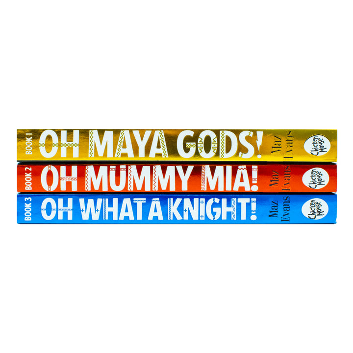 The Gods Squad Collection by Maz Evans | Children's Fiction Book Set with Adventure, Humor, Fantasy, Gods & Knights | Fun Series for Young Readers