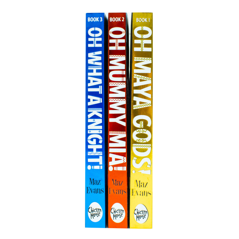 The Gods Squad Collection by Maz Evans | Children's Fiction Book Set with Adventure, Humor, Fantasy, Gods & Knights | Fun Series for Young Readers