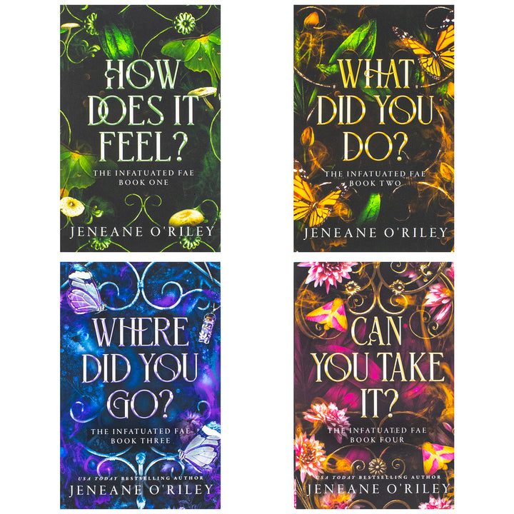 Infatuated fae Series 4 Books Collection Set By Jeneane O'Riley (How Does It Feel?, What Did You Do?, Where Did You Go? and Can You Take It? ) Paperback