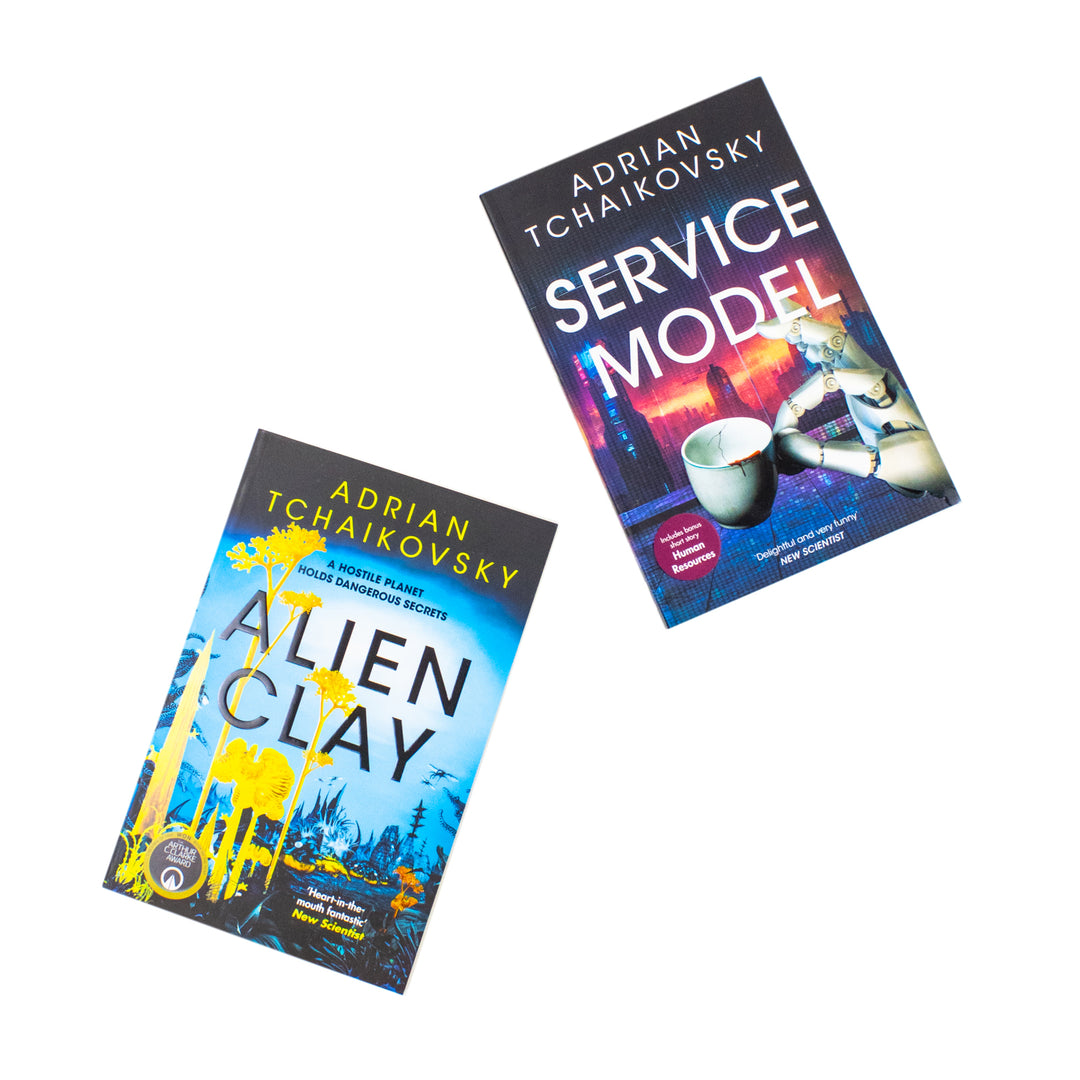 Adrian Tchaikovsky 2 Books Collection Set (Service Model, Alien Clay) | Paperback