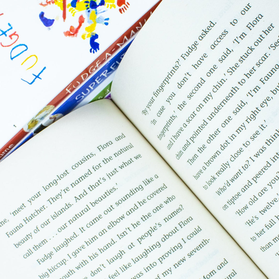 Judy Blume Fudge Series Collection 5 Books Set – Classic Kids Book Bundle (Double Fudge, Tales of a Fourth Grade Nothing, Superfudge & More)