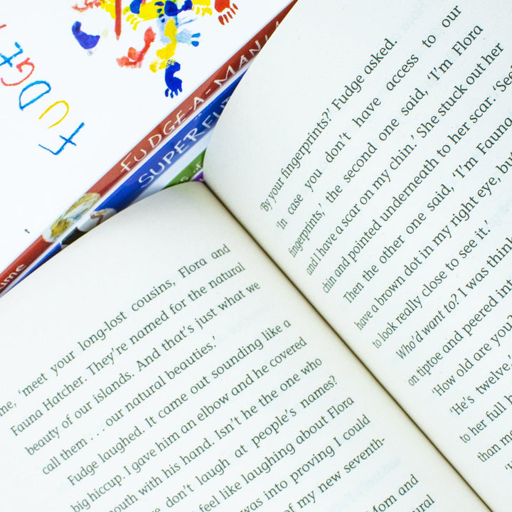 Judy Blume Fudge Series Collection 5 Books Set – Classic Kids Book Bundle (Double Fudge, Tales of a Fourth Grade Nothing, Superfudge & More)