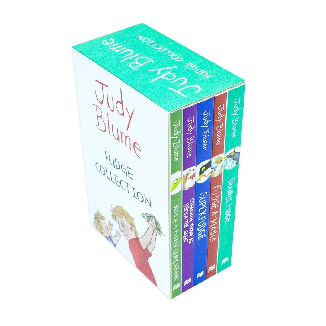 Judy Blume Fudge Series Collection 5 Books Set – Classic Kids Book Bundle (Double Fudge, Tales of a Fourth Grade Nothing, Superfudge & More)