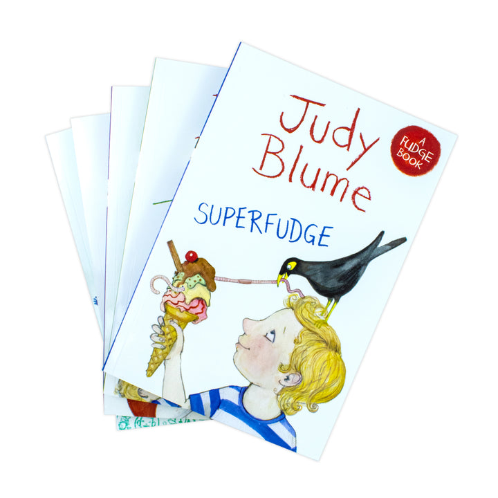 Judy Blume Fudge Series Collection 5 Books Set – Classic Kids Book Bundle (Double Fudge, Tales of a Fourth Grade Nothing, Superfudge & More)