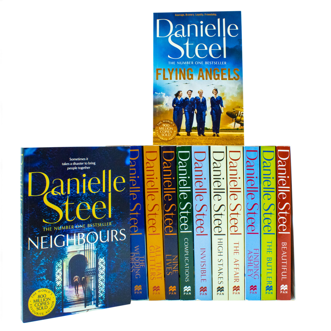 Danielle Steel 12-Book Box Set Collection – Featuring The Wedding Dress, All That Glitters, The Butler & More – Bestselling Romance & Fiction Novel