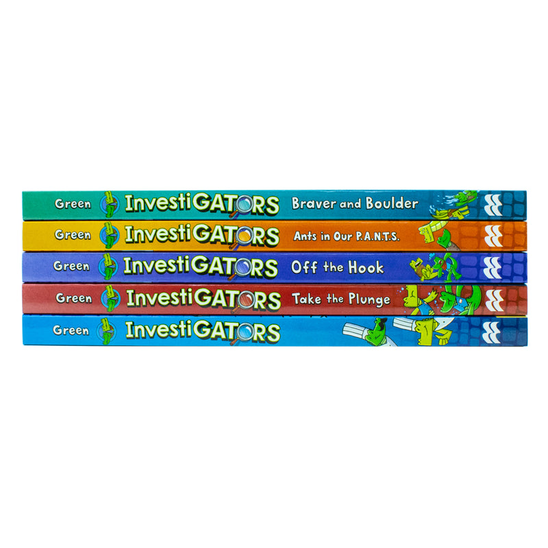 InvestiGators Series – 5-Book Hardback Collection | Fun & Adventure for Kids 8+ | Humorous Mystery Stories with Animals, Exploration & Science