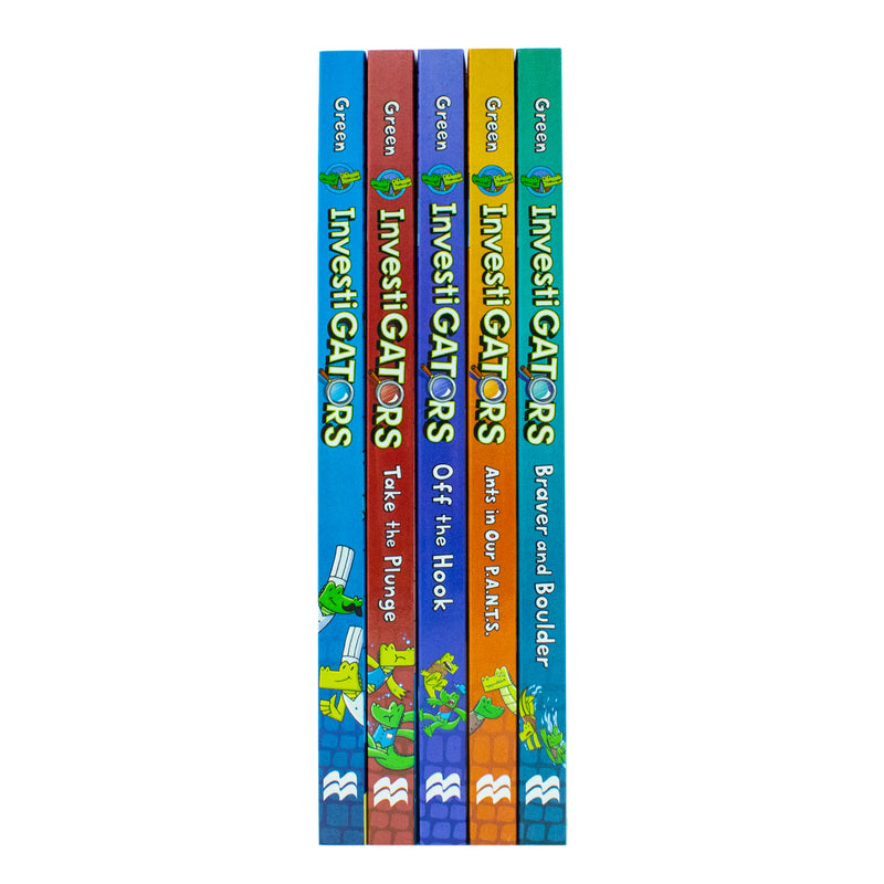 InvestiGators Series – 5-Book Hardback Collection | Fun & Adventure for Kids 8+ | Humorous Mystery Stories with Animals, Exploration & Science