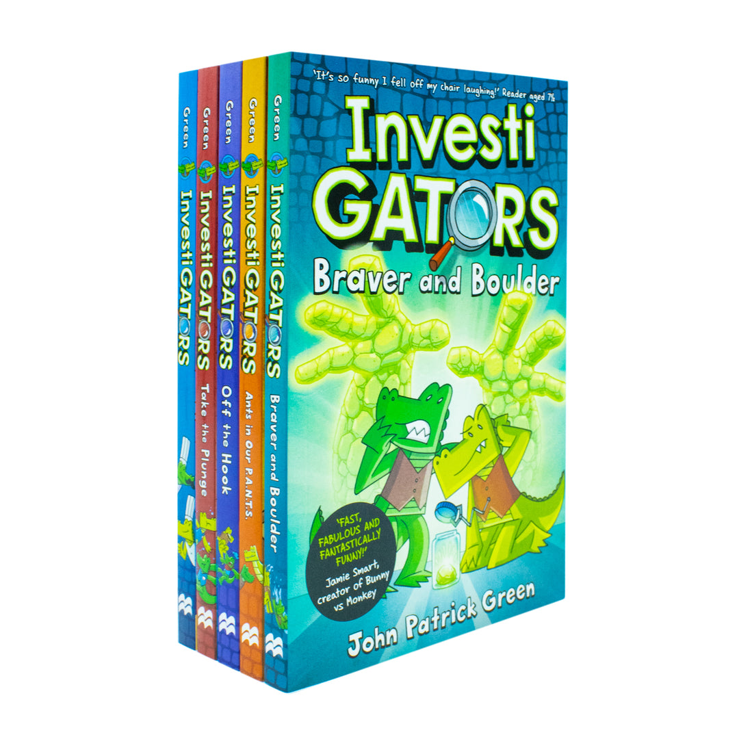 InvestiGators Series – 5-Book Collection | Fun & Humorous Children's Fiction for Kids 8+ | Animal Adventures, Mystery, Science & Exploration