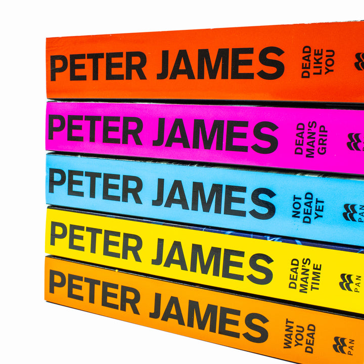 Roy Grace Series 6–10 Collection 5 Book Set by Peter James – Mystery & Thriller Novels: Dead Like You, Not Dead Yet, Dead Man’s Time & More