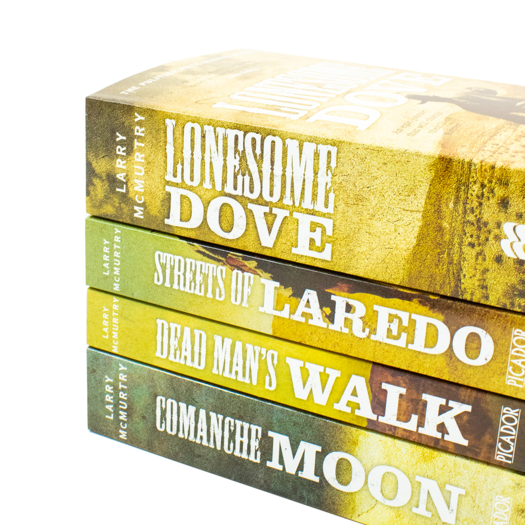 Lonesome Dove Series 4 Books Collection (Lonesome Dove, Streets of Laredo, Dead Man's Walk and Comanche Moon)