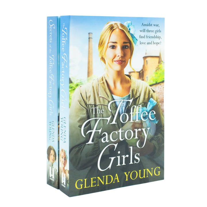 Glenda Young 2 Books Collection Set (The Toffee Factory Girls, Secrets of the Toffee Factory Girls )