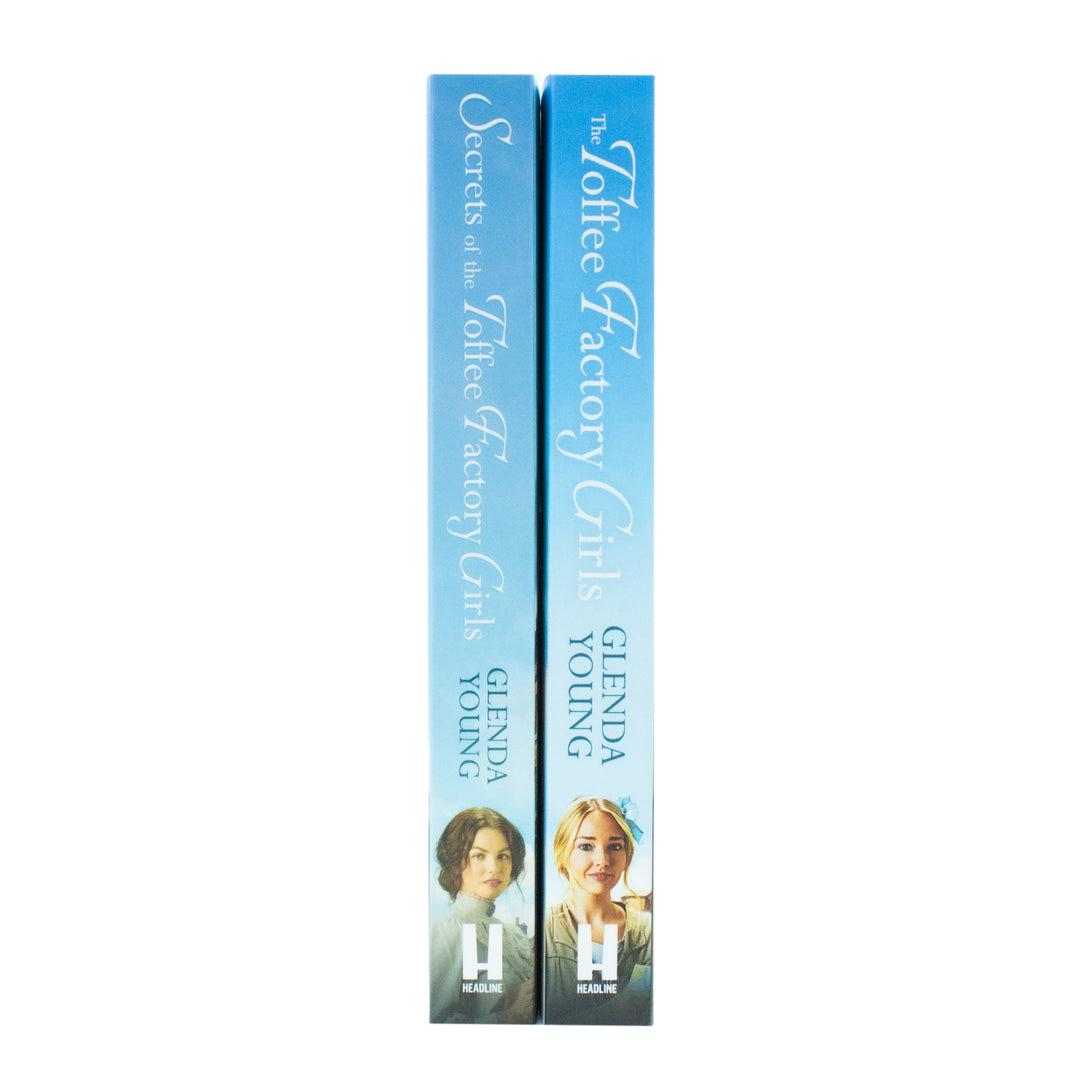 Glenda Young 2 Books Collection Set (The Toffee Factory Girls, Secrets of the Toffee Factory Girls )