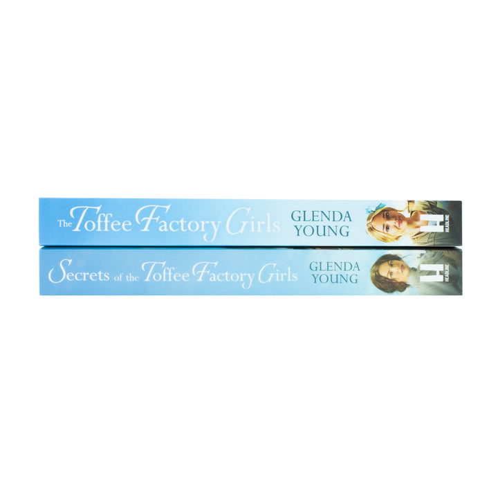 Glenda Young 2 Books Collection Set (The Toffee Factory Girls, Secrets of the Toffee Factory Girls )