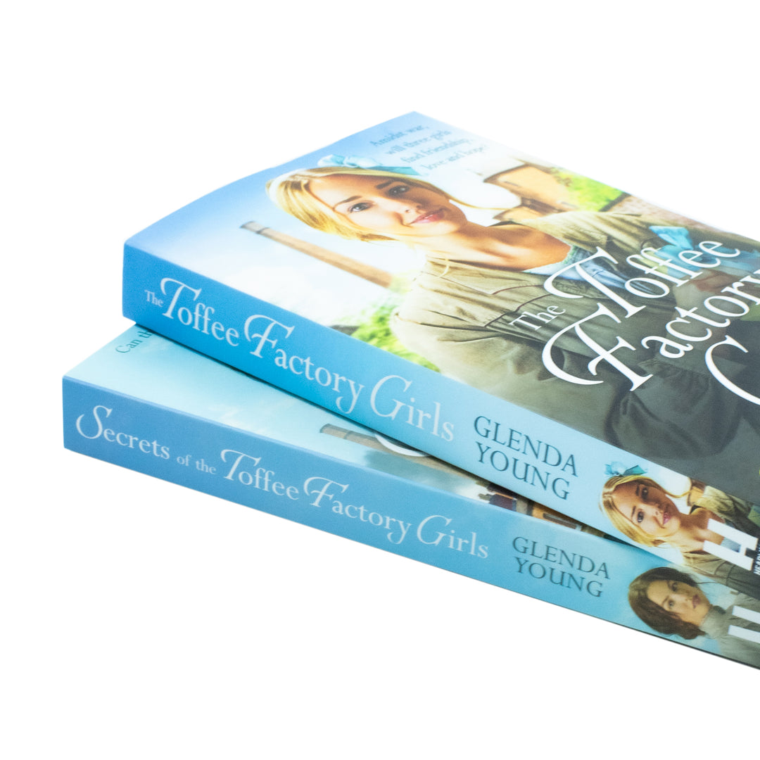 Glenda Young 2 Books Collection Set (The Toffee Factory Girls, Secrets of the Toffee Factory Girls )