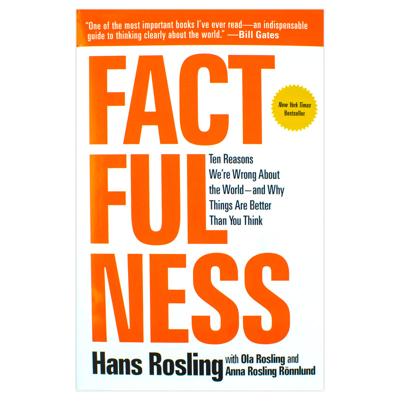 Factfulness Book: Ten Reasons We're Wrong About the World – And Why Things Are Better| Hans Rosling’s Non-Fiction on Data, Society & Critical Thinking