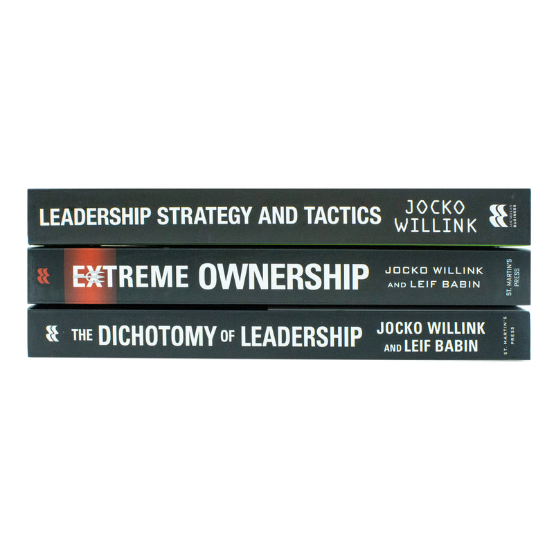 Jocko Willink 3 Book Set on Leadership Strategies, Tactics, and Extreme Ownership for Ages 12+