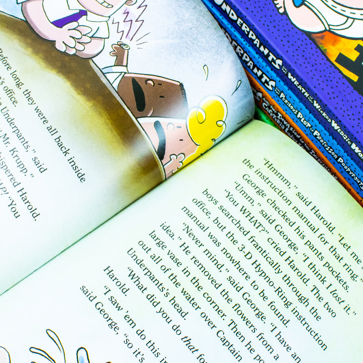 The Captain Underpants Colossal Color Collection 5 Book Set (Captain Underpants #1-5 Boxed Set)