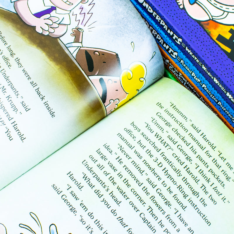 The Captain Underpants Colossal Color Collection 5 Book Set (Captain Underpants