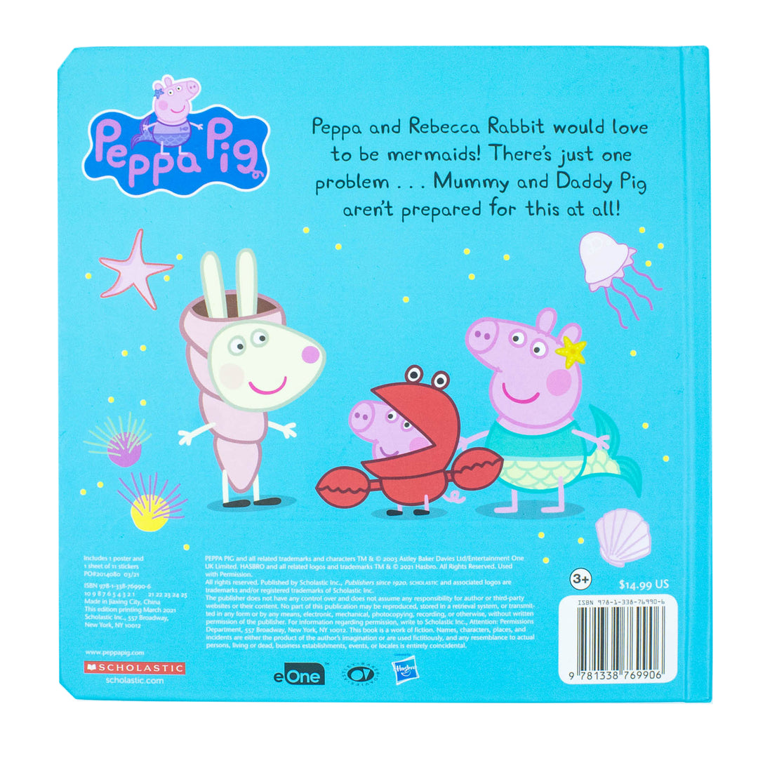 Peppa's Mermaid Adventure Book By  Lauren Holowaty