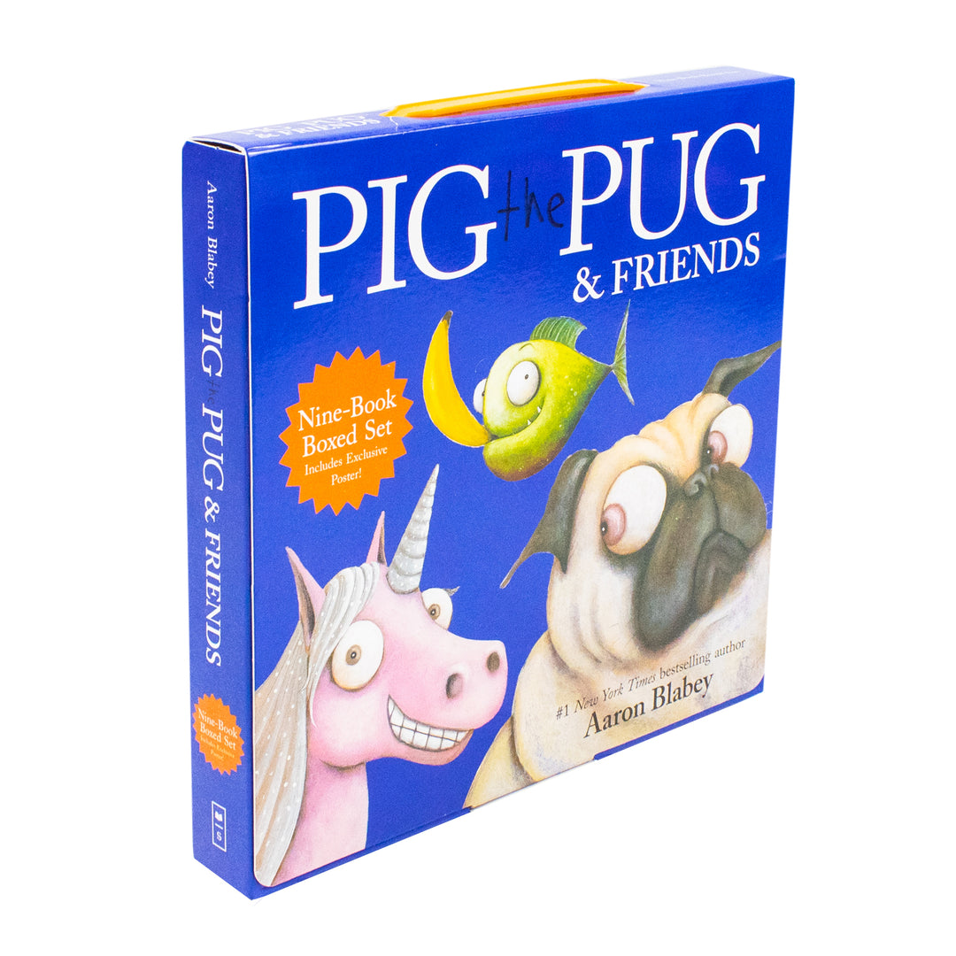Pig the Pug & Friends Collection 9 Books Box Set by Aaron Blabey (Pig the Pug, Pig the Fibber, Pig the Winner, Pig the Star and MORE!)